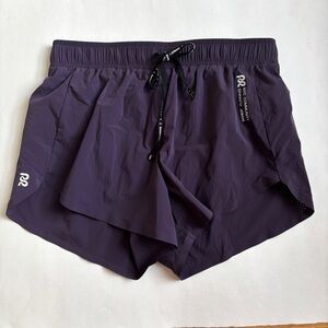 Bandit Women's Vento Training Shorts Purple Dusk Running Race Black 3” Inseam S